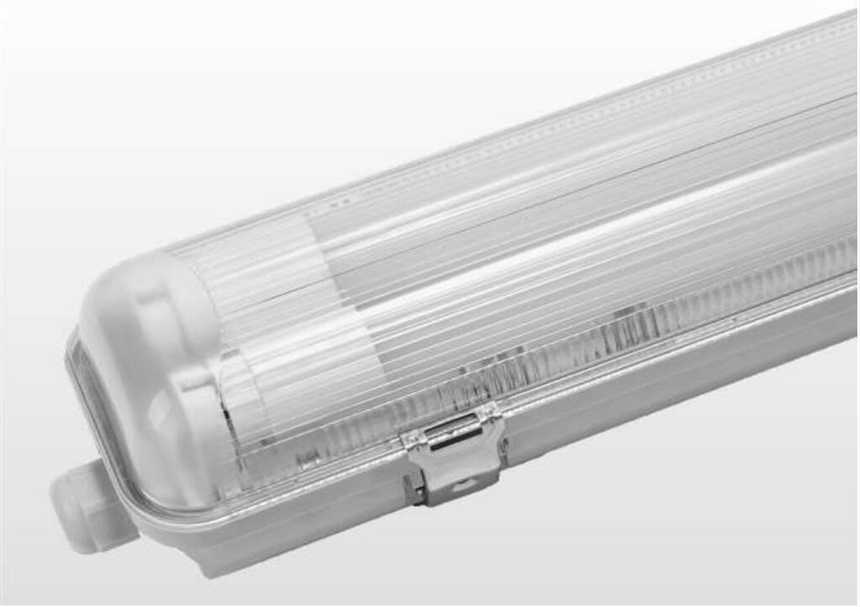 欧普昊系列T8空体LED三防支架可配单管双管20W LED灯管
